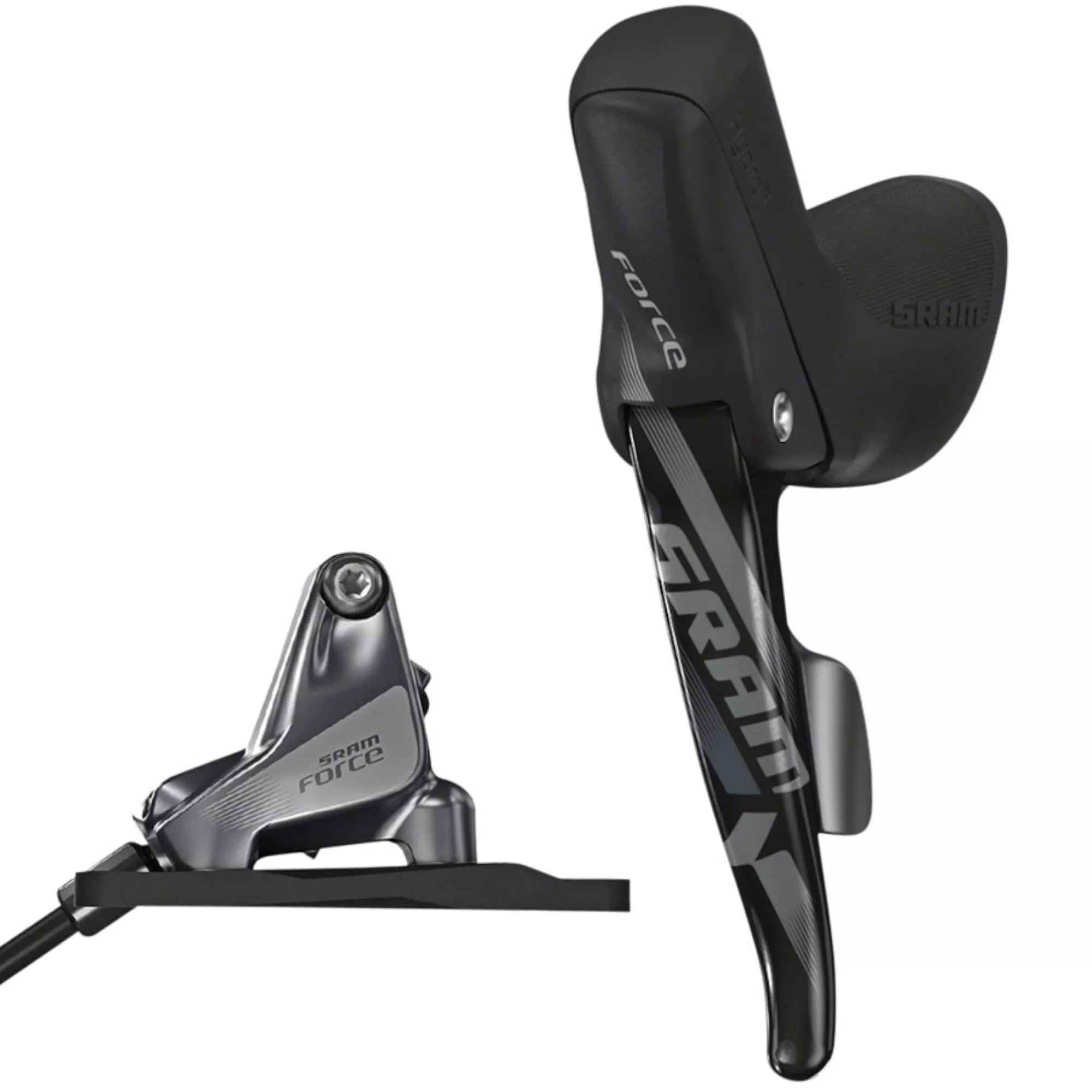 SRAM Force Hydraulic Disc Brake and Cable-Actuated Dropper Remote Lever – Left/Front Flat Mount 950mm
