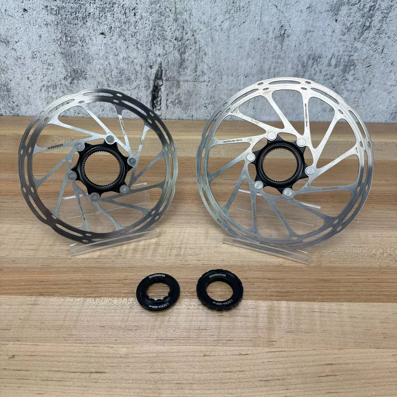 SRAM Paceline 180/160mm Center Lock Disc Brake Rotors 353g