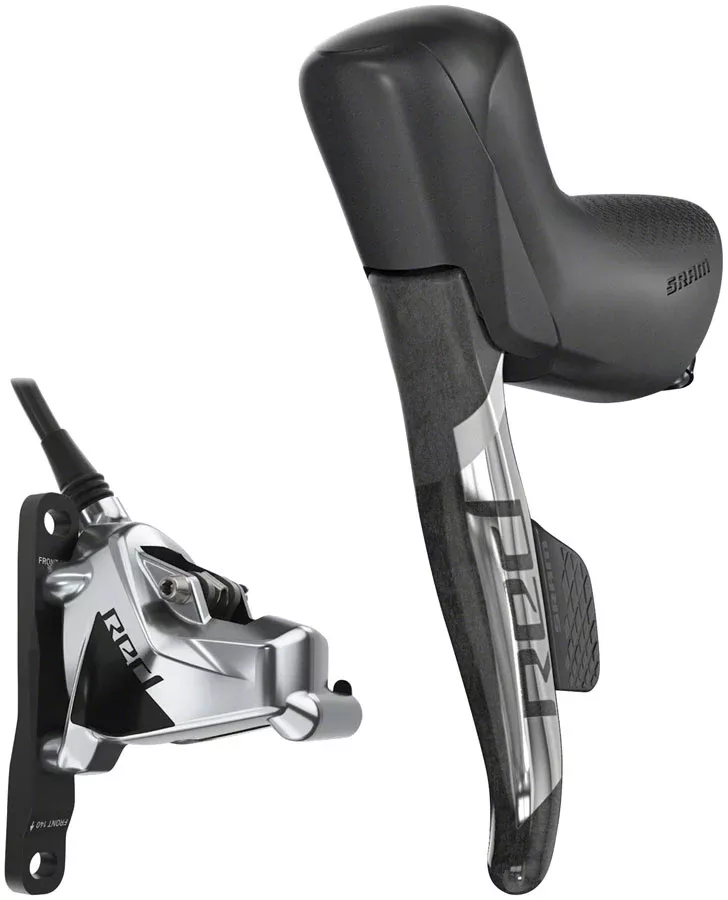 SRAM RED eTap AXS HRD Shift/Brake Lever Hydraulic Disc Caliper - Left/Front Flat Mount 20mm Offset 950mm Hose BLK E1
