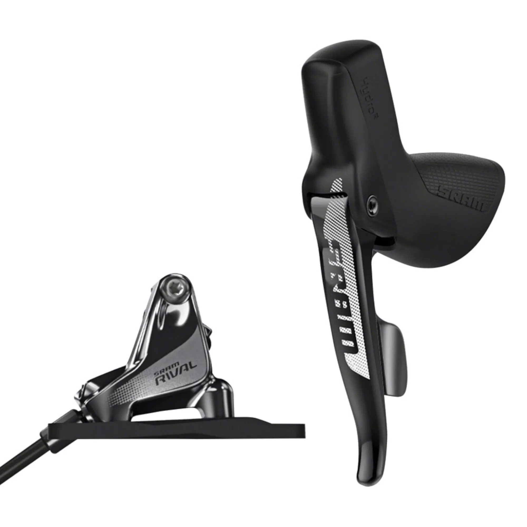 SRAM Rival 1 Disc Brake Cable-Actuated Dropper Remote Lever - Left/Front Flat Mount 20mm Offset BLK A1