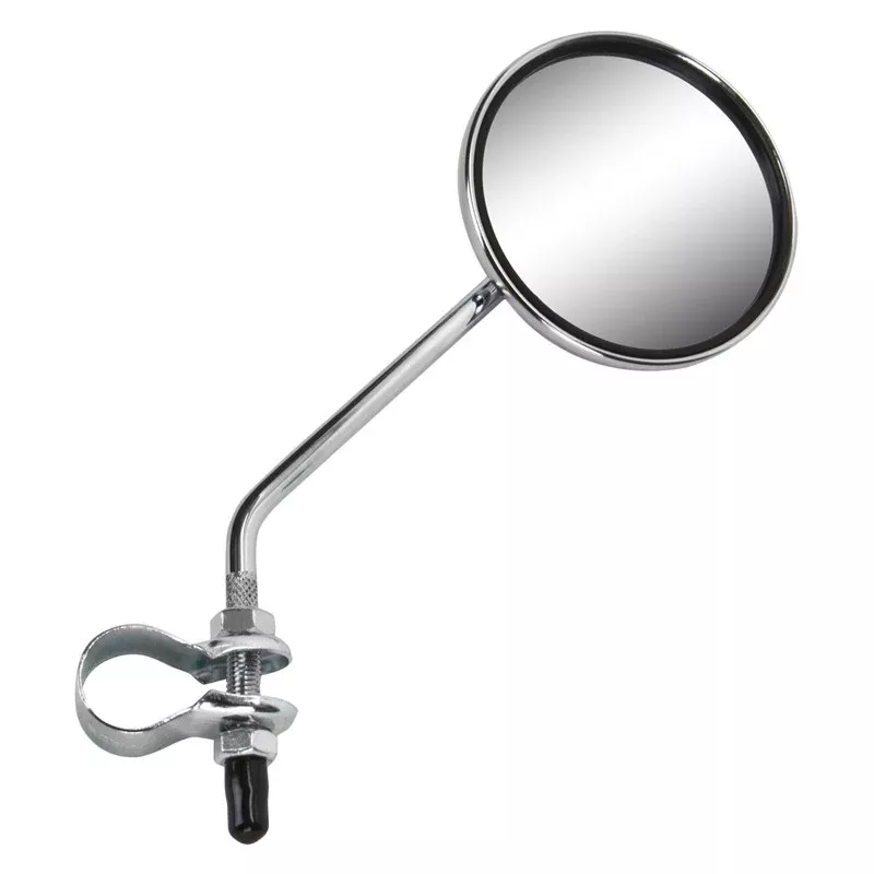Sunlite Handlebar Mount Round Mirror with Red Reflector
