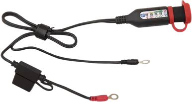 Tecmate Permanent Power Lead With Battery/Charge Status - Jar Of 20 O-124Jar
