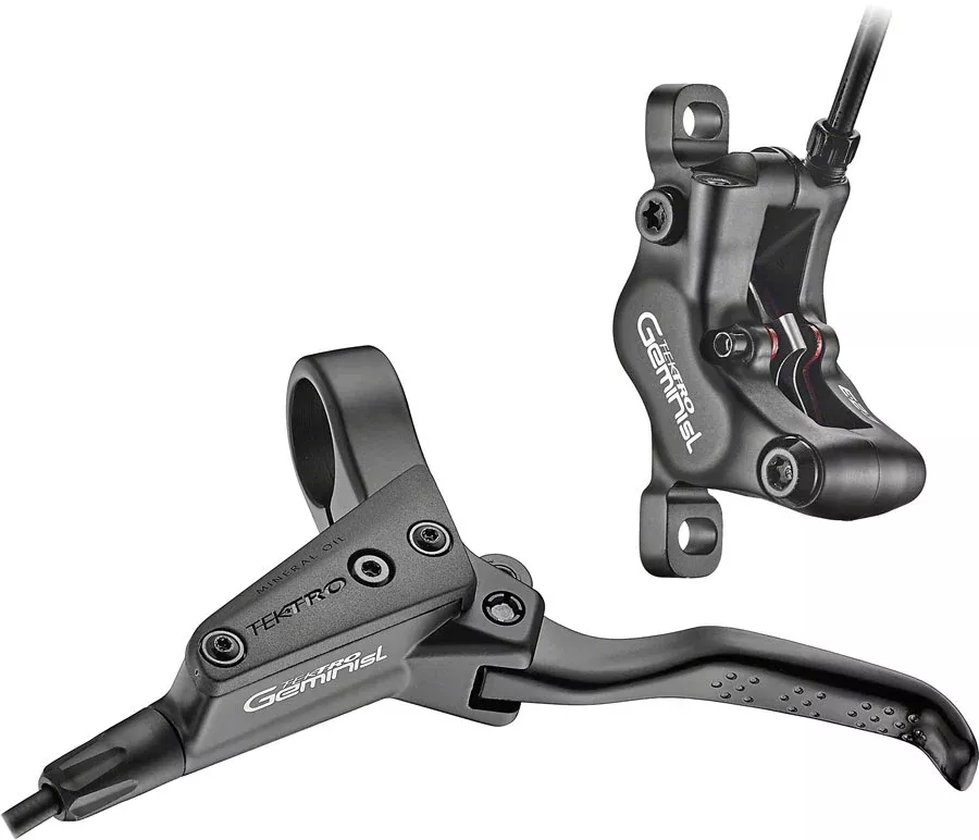 Tektro HD-M535 Disc Brake and Lever – Front, Hydraulic, Post Mount, Black