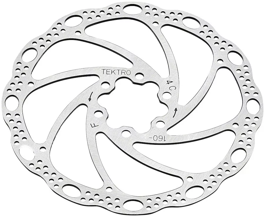 Tektro TR160-22 Disc Rotor - 160mm 6-Bolt Silver