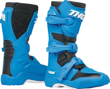 Thor Youth Blitz Xr Boots - Black/Blue - Size 2