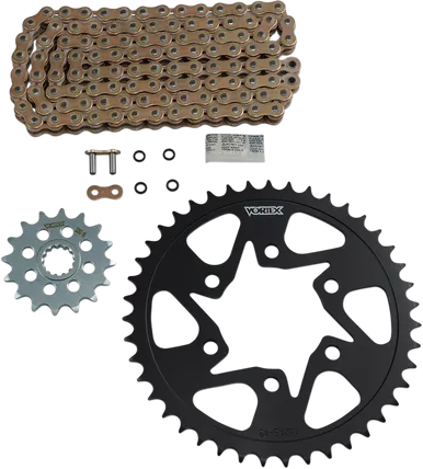 Vortex Chain Kit - Gold - Kawasaki - Zx-6R Ckg6387