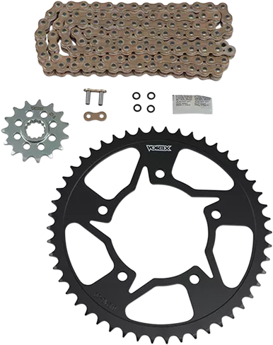 Vortex Steel Chain Kit - Gold - Yamahayzf-R6 - '99-'02 Ckg6321