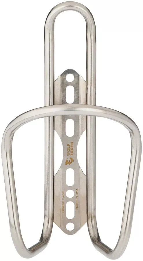 Wolf Tooth MorseBottle Cage - Stainless Steel Silver
