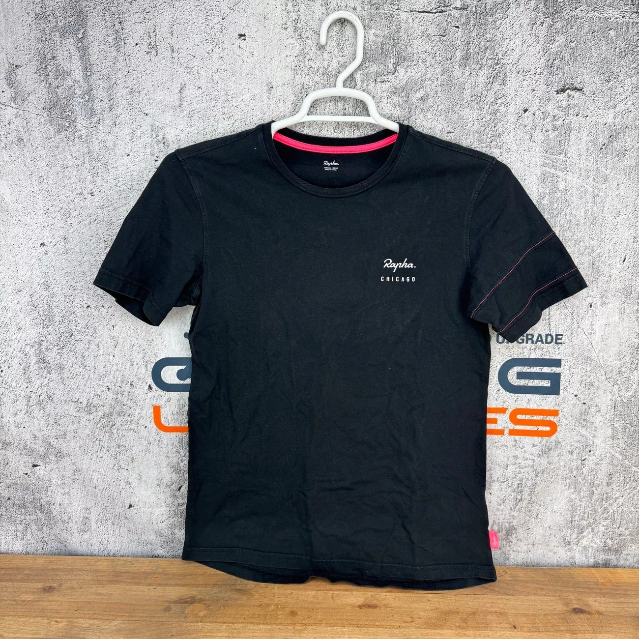 Worn Once! Rapha Chicago Clubhouse Men's Medium Black Short Sleeve T-Shirt