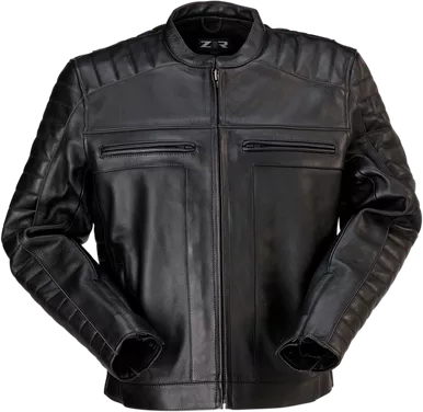 Z1R Artillery Leather Jacket - Black - 4Xl