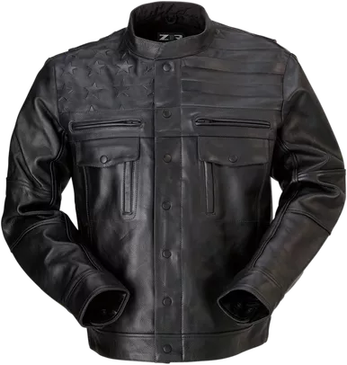 Z1R Deagle Leather Jacket - Black - 2Xl