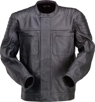 Z1R Widower Leather Jacket - Black - 2Xl